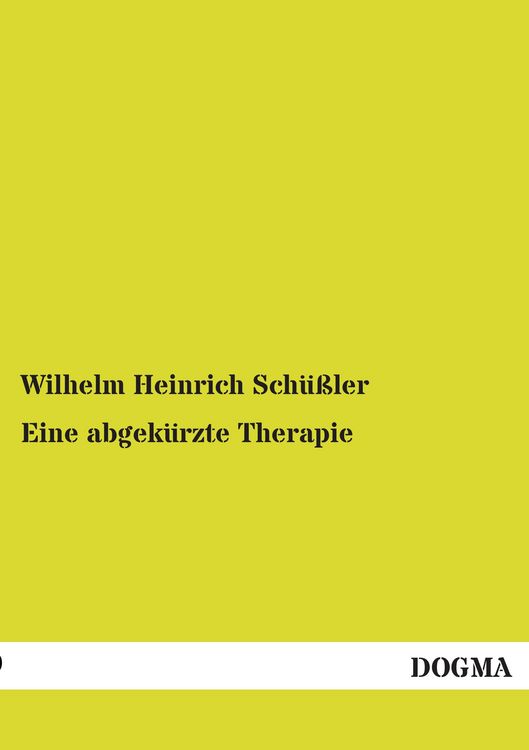 Produktbild: Eine abgek&uuml;rzte Therapie