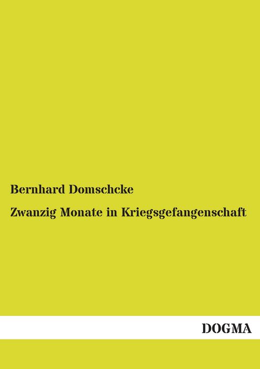 Produktbild: Zwanzig Monate in Kriegsgefangenschaft