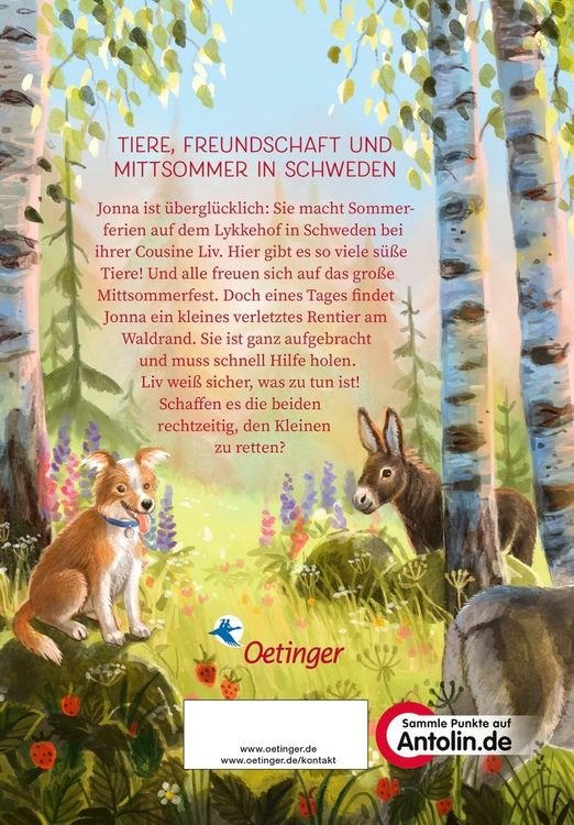Produktbild: Jonna & Liv. Ein tierisches Mittsommerfest