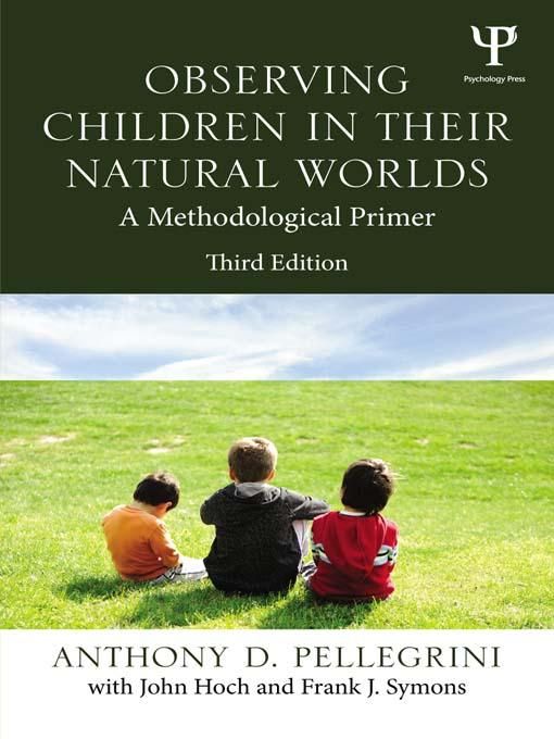 Produktbild: Observing Children in Their Natural Worlds