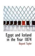 Produktbild: Egypt and Iceland in the Year 1874