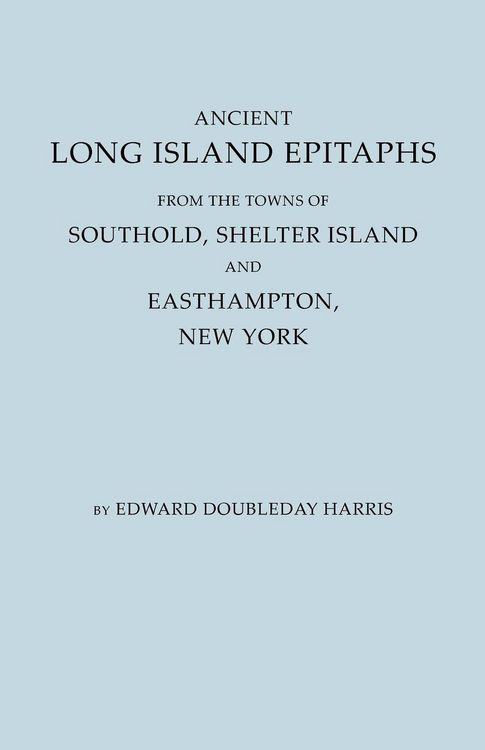 Produktbild: Ancient Long Island Epitaphs