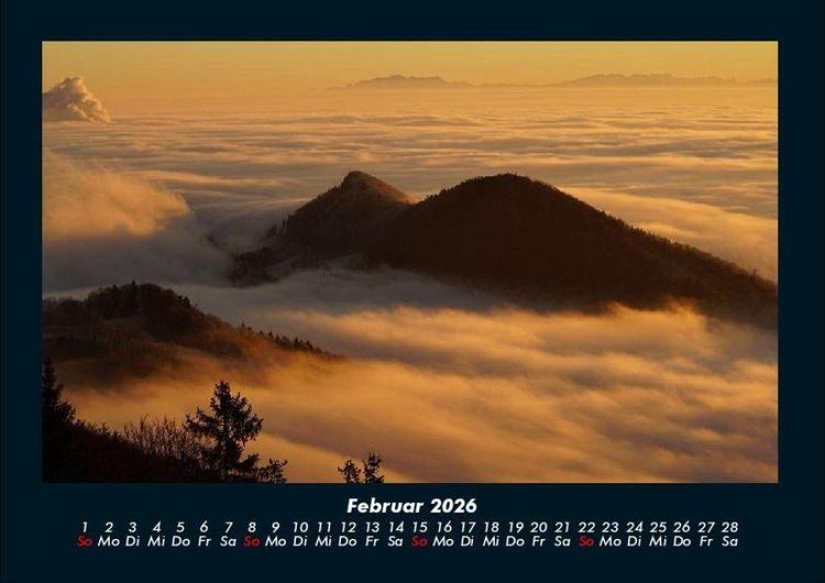 Produktbild: Bergige Welten 2026 Fotokalender DIN A4