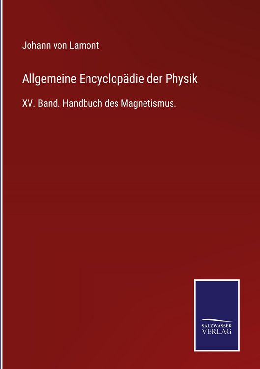 Produktbild: Allgemeine Encyclop&auml;die der Physik