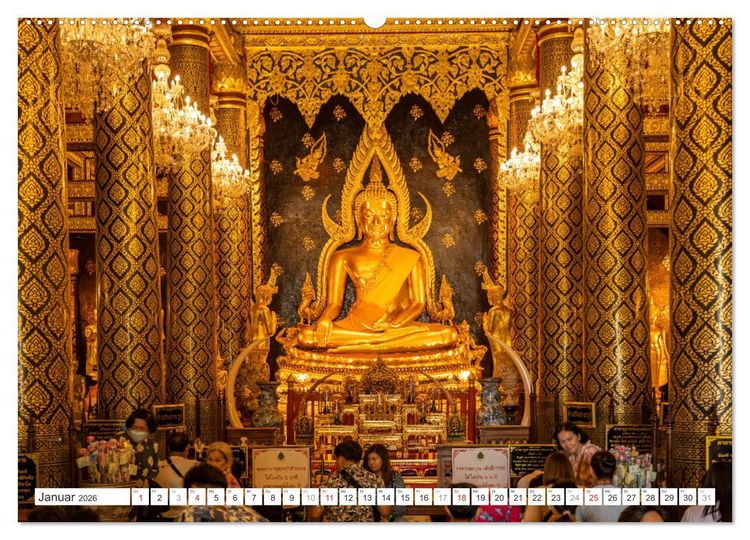 Produktbild: Siddhartha Gautama - Buddha (Wandkalender 2026 DIN A2 quer), CALVENDO Monatskalender