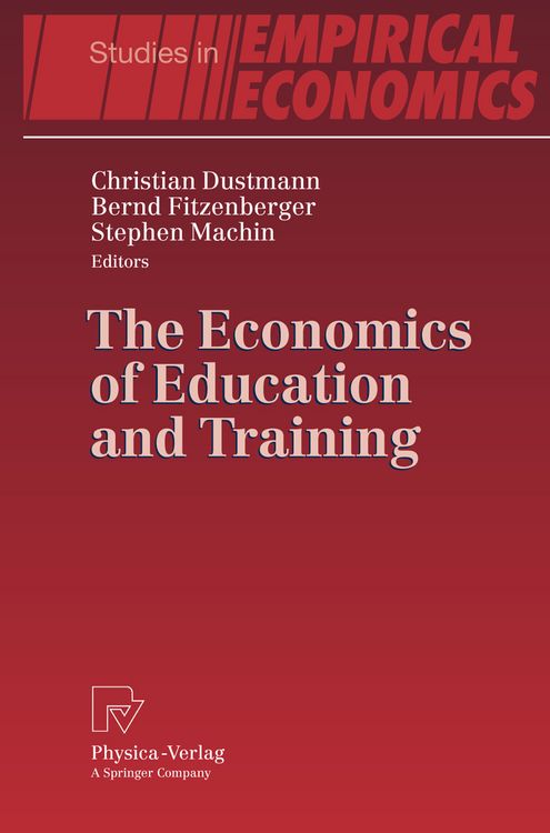 Produktbild: The Economics of Education and Training