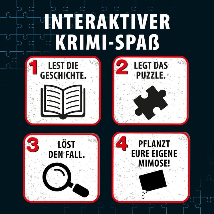 Produktbild: Krimi-Puzzle: Die drei ??? - Die Bl&uuml;te des Verderbens