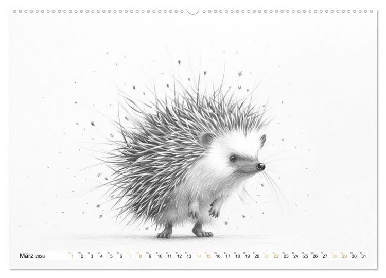 Produktbild: Tierisches Tohuwabohu (Wandkalender 2026 DIN A2 quer), CALVENDO Monatskalender