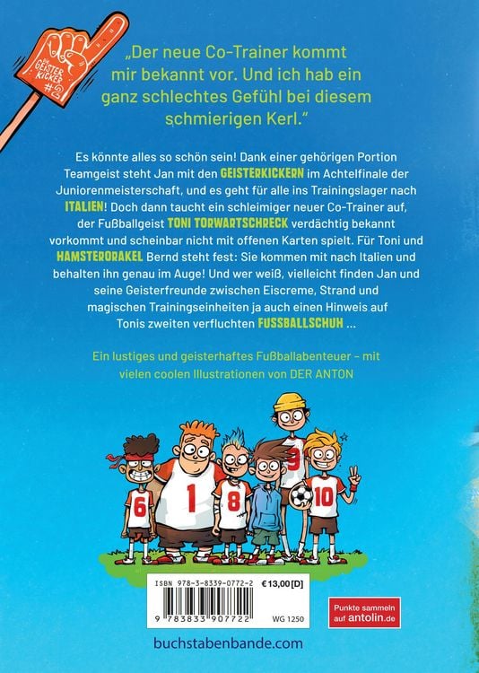 Produktbild: Die Geisterkicker - Falsches Spiel und Eis am Stiel (Band 2)