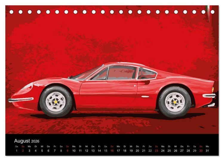 Produktbild: DIE GLORREICHEN ZW&Ouml;LF (Tischkalender 2026 DIN A5 quer), CALVENDO Monatskalender