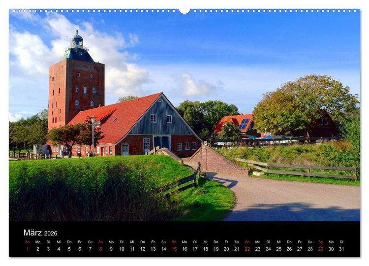 Produktbild: Zeit f&uuml;r... Insel Neuwerk - Kulturlandschaft im Wattenmeer (Wandkalender 2026 DIN A2 quer), CALVENDO Monatskalender