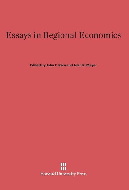 Produktbild: Essays in Regional Economics