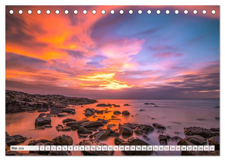 Produktbild: Summer Paradise Fiji (Tischkalender 2026 DIN A5 quer), CALVENDO Monatskalender