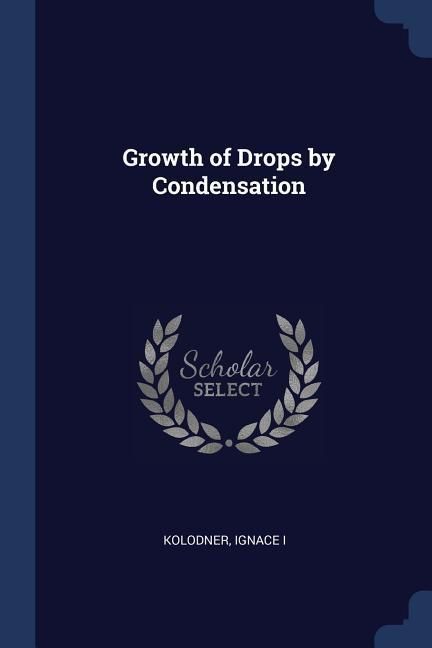 Produktbild: Growth of Drops by Condensation