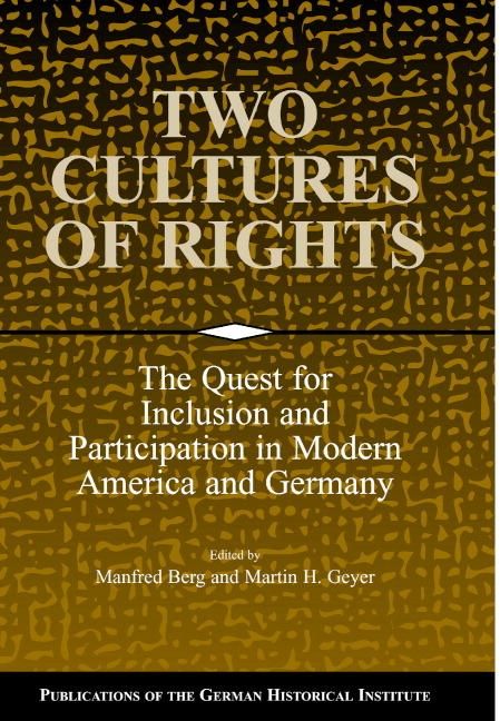 Produktbild: Two Cultures of Rights