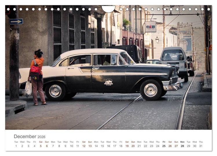 Produktbild: Cuban Cars (Wall Calendar 2026 DIN A4 landscape), CALVENDO 12 Month Wall Calendar