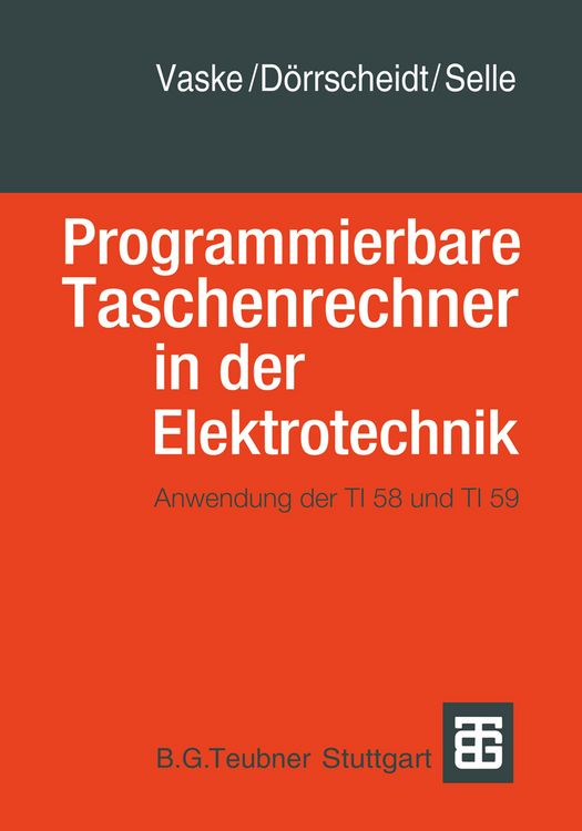Produktbild: Programmierbare Taschenrechner in der Elektrotechnik