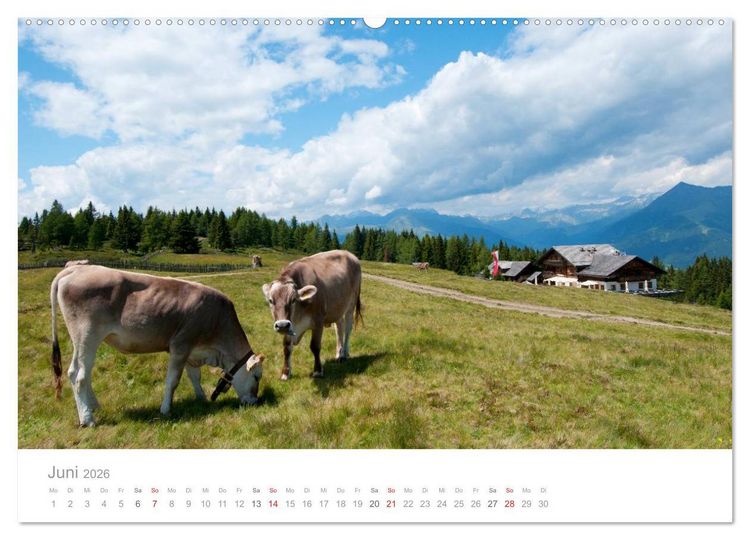 Produktbild: Bekannte und unbekannte Almen in S&uuml;dtirol (Wandkalender 2026 DIN A2 quer), CALVENDO Monatskalender