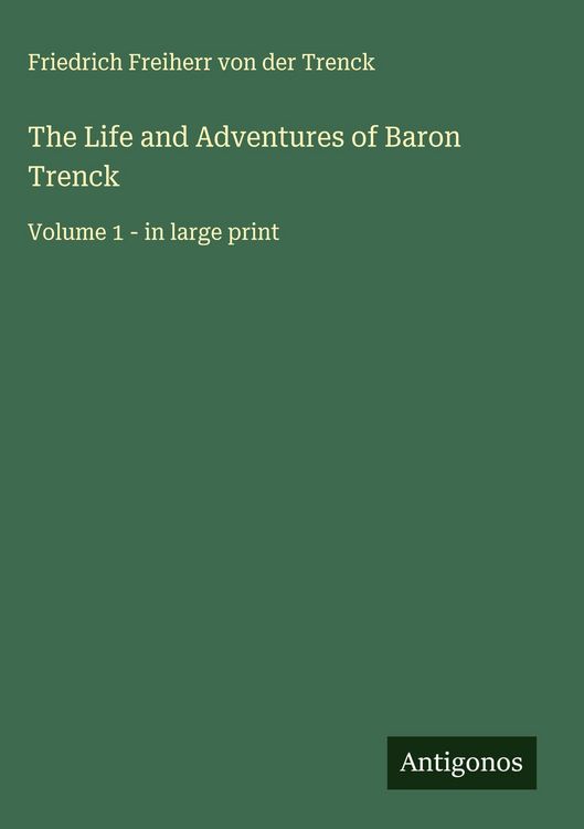 Produktbild: The Life and Adventures of Baron Trenck