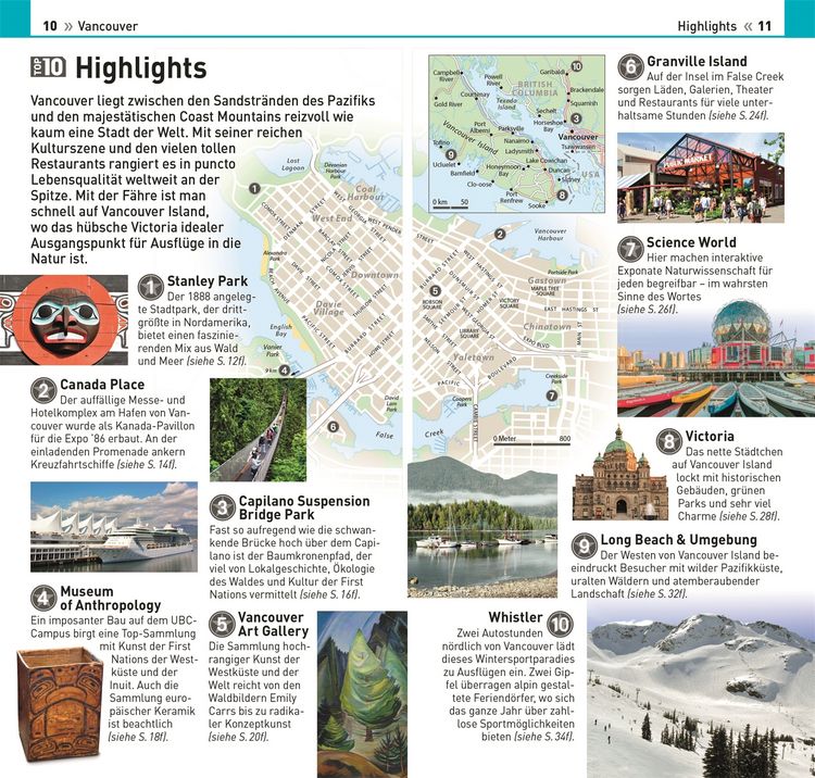 Produktbild: Top 10 Reisef&uuml;hrer Vancouver
