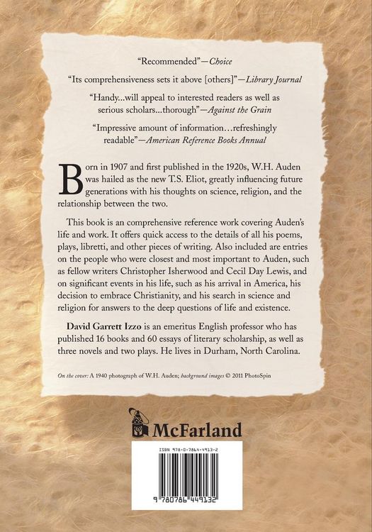 Produktbild: W.H. Auden Encyclopedia