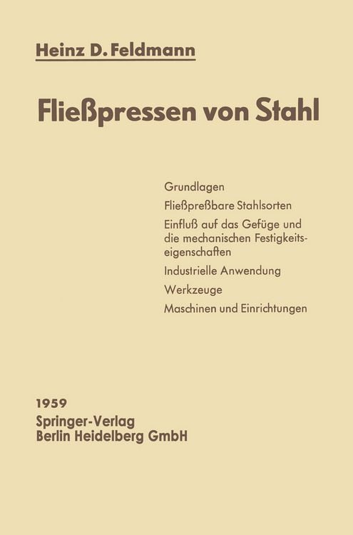 Produktbild: Flie&szlig;pressen von Stahl