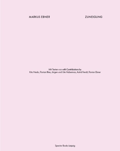 Produktbild: Markus Ebner. Zuneigung