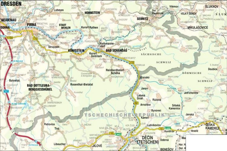 Produktbild: Nationalparkregion S&auml;chsisch-B&ouml;hmische Schweiz