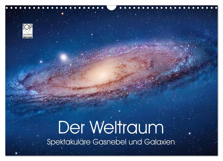 Produktbild: Der Weltraum. Spektakul&auml;re Gasnebel und Galaxien (Wandkalender 2026 DIN A3 quer), CALVENDO Monatskalender