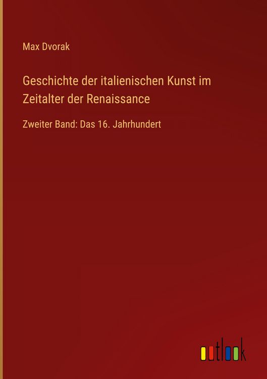 Produktbild: Geschichte der italienischen Kunst im Zeitalter der Renaissance