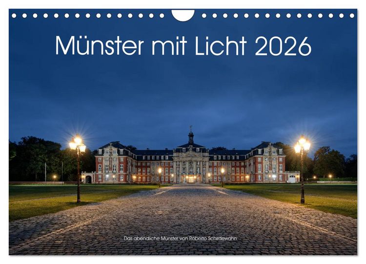 Produktbild: M&uuml;nster mit Licht (Wandkalender 2026 DIN A4 quer), CALVENDO Monatskalender