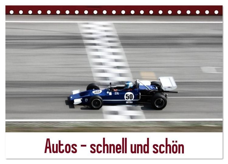 Produktbild: Autos - schnell und sch&ouml;n (Tischkalender 2027 DIN A5 quer), CALVENDO Monatskalender