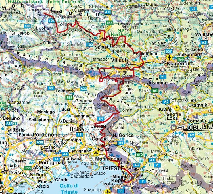 Produktbild: ROTHER Wanderf&uuml;hrer AlpeAdriaTrail