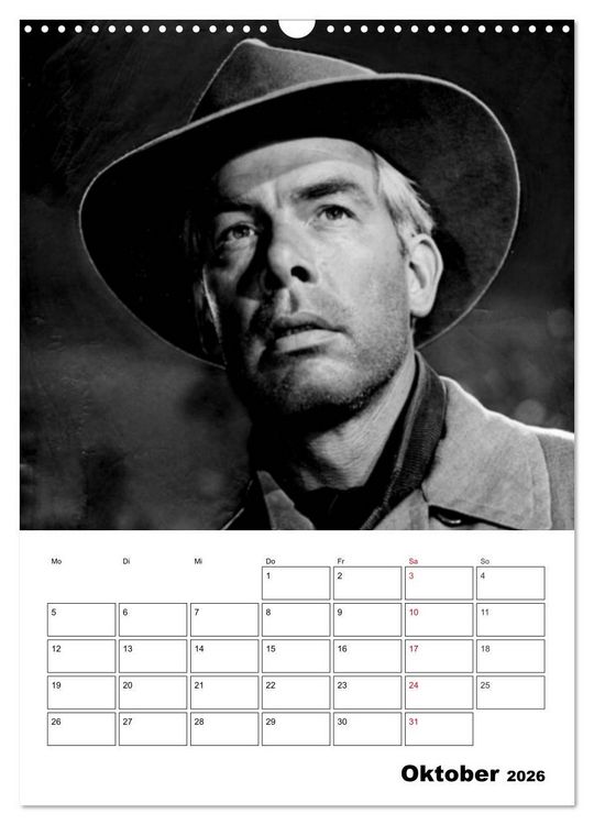 Produktbild: Leinwandhelden. Unvergessene Filmstars (Wandkalender 2026 DIN A3 hoch), CALVENDO Monatskalender