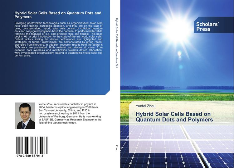 Produktbild: Hybrid Solar Cells Based on Quantum Dots and Polymers