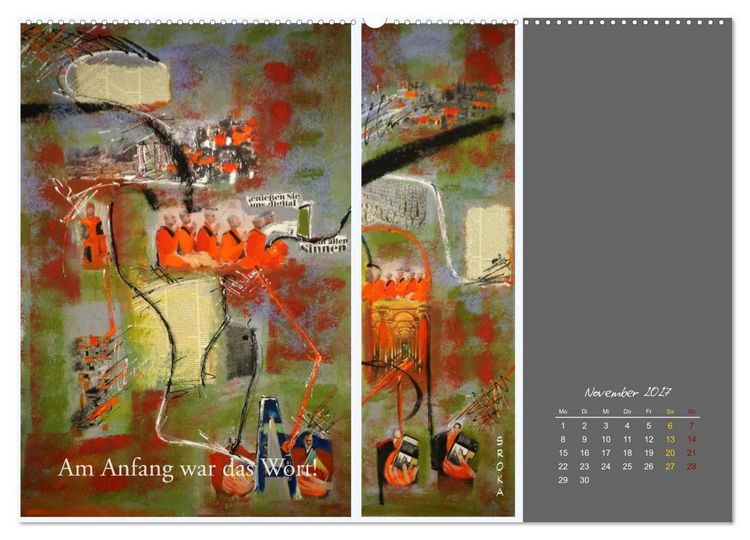 Produktbild: Luther im Netz (hochwertiger Premium Wandkalender 2027 DIN A2 quer), Kunstdruck in Hochglanz