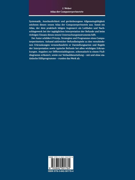 Produktbild: Atlas der Computerperimetrie