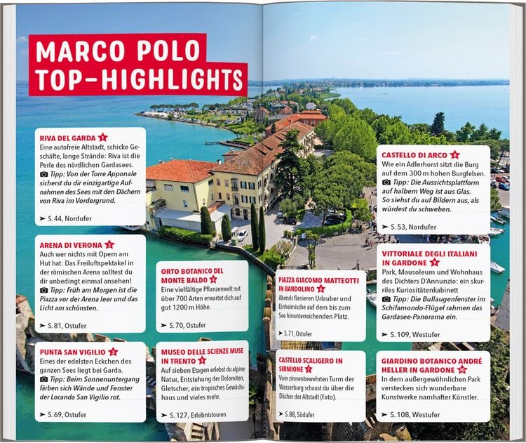 Produktbild: MARCO POLO Reisef&uuml;hrer Gardasee