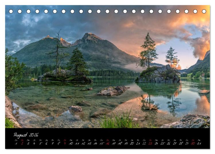 Produktbild: Deutschlandtour (Tischkalender 2026 DIN A5 quer), CALVENDO Monatskalender