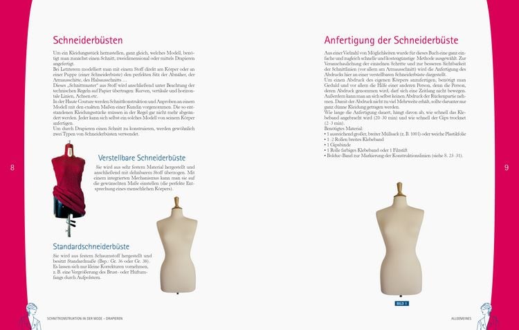 Produktbild: Schnittkonstruktion in der Mode. Drapieren an der Schneiderpuppe.