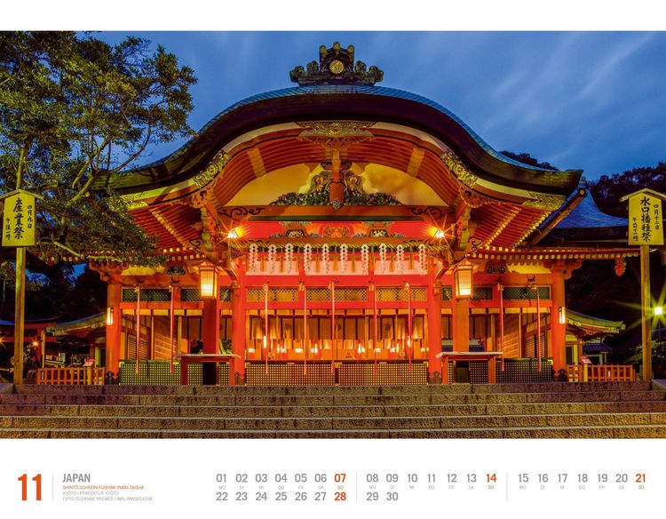 Produktbild: Japan Kalender 2027 | Unterwegs zwischen Tempeln und Schreinen