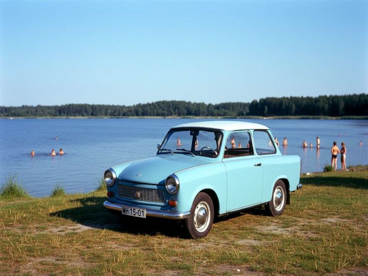Produktbild: CALVENDO Puzzle Trabant am See | 1000 Teile Lege-Gr&ouml;&szlig;e 64x48cm Foto-Puzzle f&uuml;r gl&uuml;ckliche Stunden
