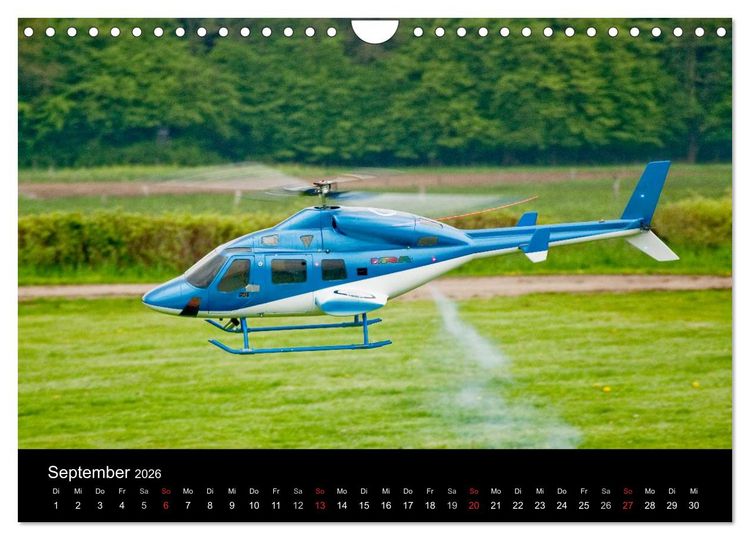 Produktbild: Modellhubschrauber (Wandkalender 2026 DIN A4 quer), CALVENDO Monatskalender
