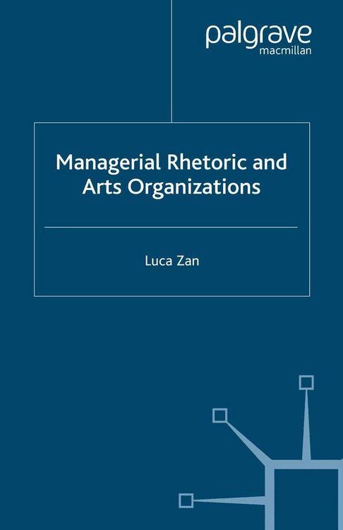 Produktbild: Managerial Rhetoric and Arts Organizations