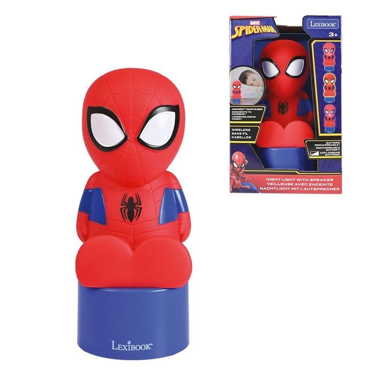 Produktbild: Spiderman Bluetooth Nachtlicht mit Lautsprecher