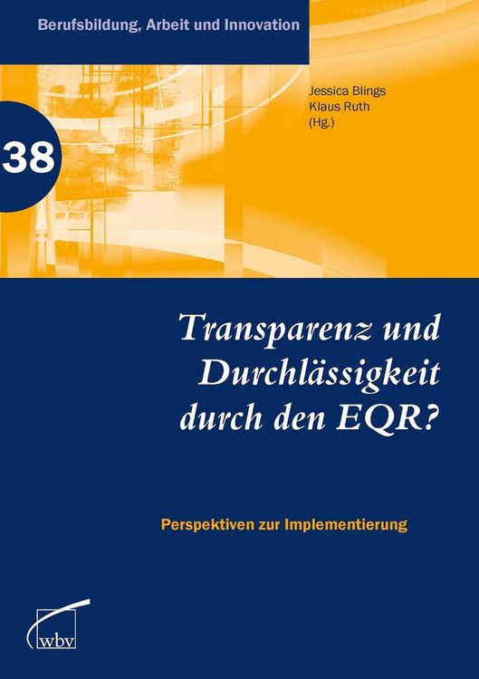 Produktbild: Transparenz und Durchl&auml;ssigkeit durch den EQR?