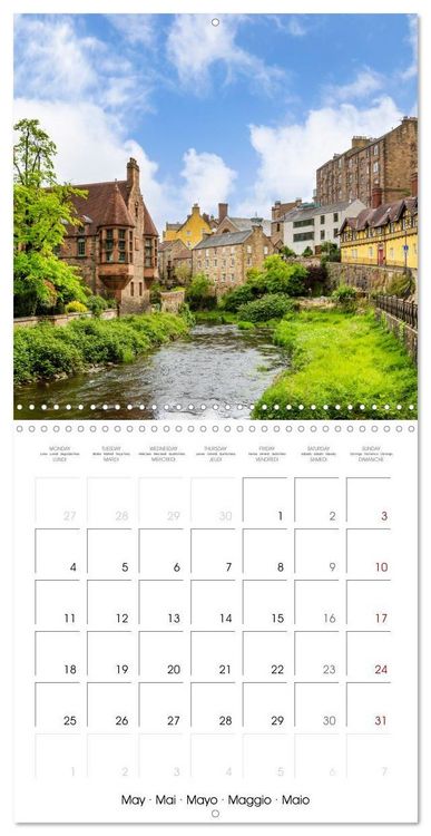 Produktbild: EDINBURGH History and urban idyll (Wall Calendar 2026 12 &times; 12 Inch) CALVENDO 12 Month Wall Calendar