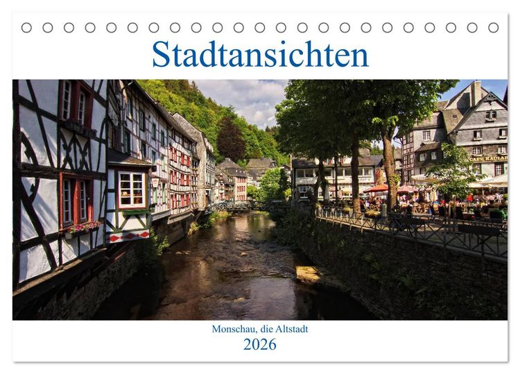 Produktbild: Stadtansichten, Monschau die Altstadt (Tischkalender 2026 DIN A5 quer), CALVENDO Monatskalender