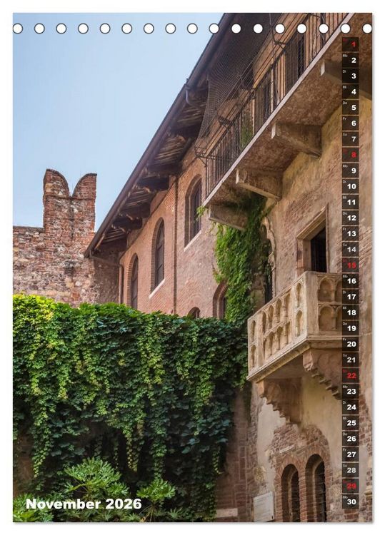 Produktbild: VERONA Bildsch&ouml;ne Altstadt (Tischkalender 2026 DIN A5 hoch), CALVENDO Monatskalender