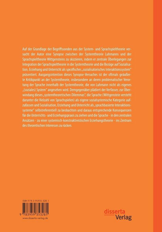 Produktbild: Wie viel Sprachspieltheorie vertr&auml;gt eine systemisch-konstruktivistische Theorie der Erziehung im Kontext sozialisatorischer Interaktionssysteme?